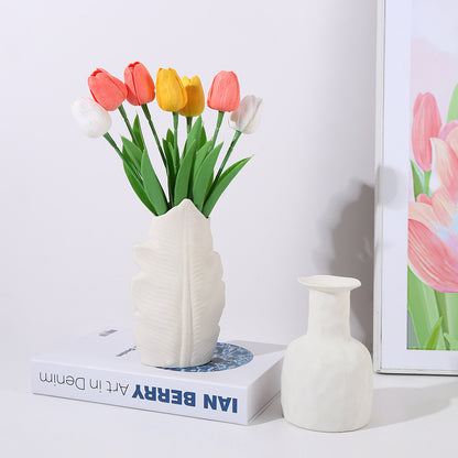 A ins wind simple plastic vase fake flower vase living room bedroom ornament dried flower vase home decoration wholesale