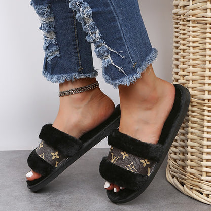 A plush slipper