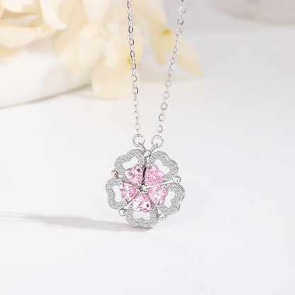A S925 Sterling Silver Love Necklace