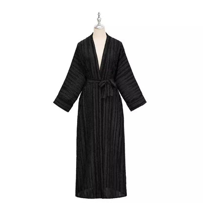 Factory spot cross-border supply 2024 new Middle Eastern Muslim outfit fashion temperament elegant dress robe - Mixbatch