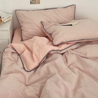 Ins cotton quilt cover single dormitory 1.5m quilt cover 100 cotton washed cotton 200x230 double sheets 2.0kg - Mixbatch