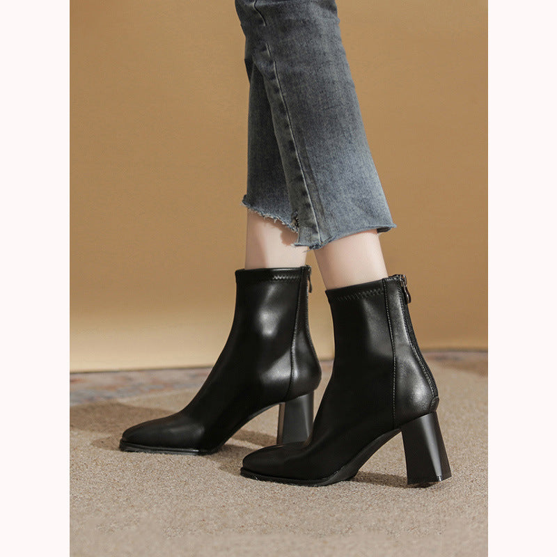 A Ladies' High Heel Boots