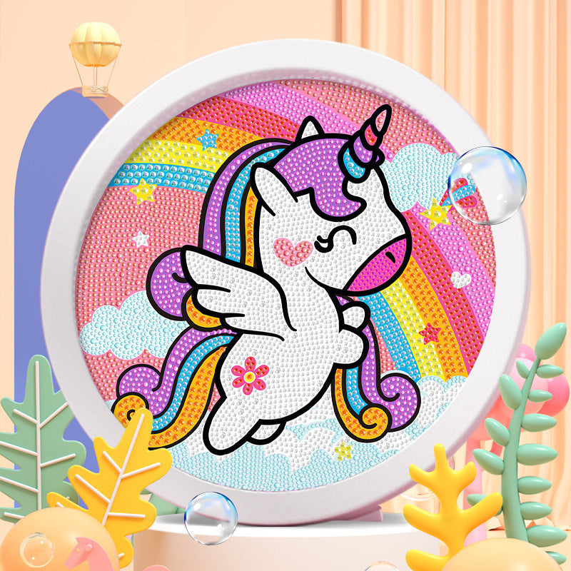 A diamond sticker paste point diamond painting toy little girl handmade children DIY - Mixbatch