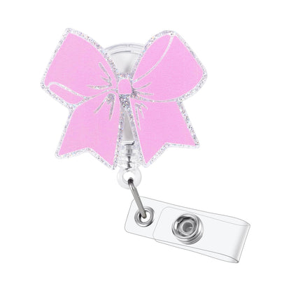 A Acrylic glitter, easy-pull buckle, alligator clip, ID clip, work card clip, retractable badge, scroll buckle, spot.