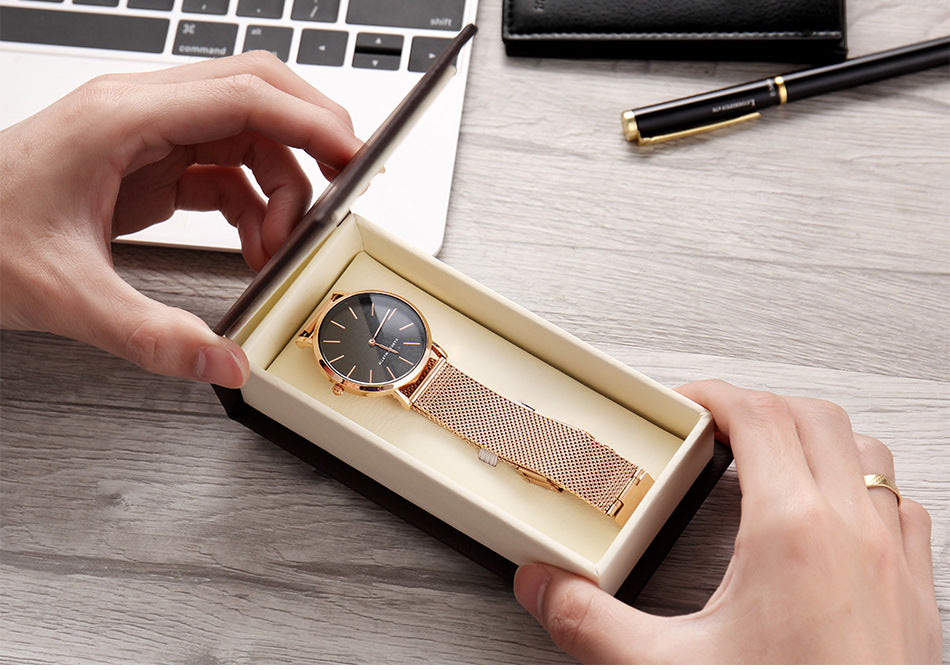 A Hanma brand watch box, light weight and high hardness, cross-border watch box gift box [single shot box will not be sent]