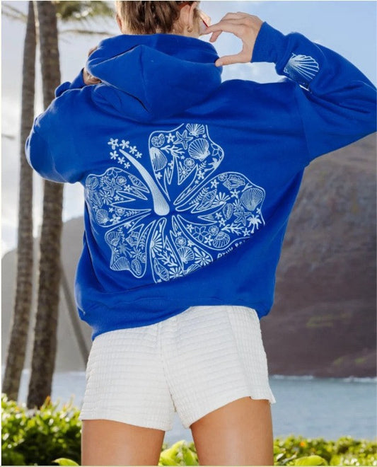 A sweater embroidered sweater