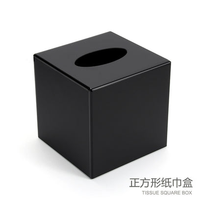 Acrylic hotel toiletries storage box bathroom sink disposable toothbrush storage box tray tissue box
