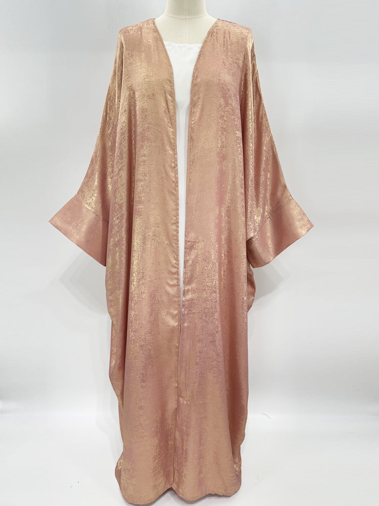 Women's clothing with Middle Eastern abaya Muslim bronzing robe - Mixbatch