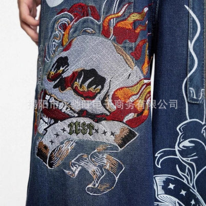 A printed jeans