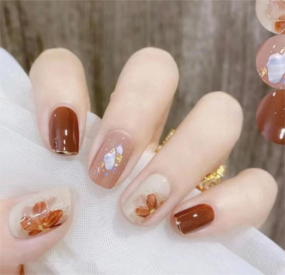A Yi Yi Dance 30 pieces Handmade white moonlight cat eye manicure pieces Gentle temperament cat eye aurora wearing armor Xiaohongshu explosion - Mixbatch