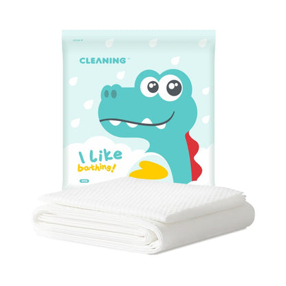 A Shengbo Disposable Bath Towel Towel Set 60g Pure Cotton Cartoon Travel Maternal and Infant Store Bathing Portable Wholesale Processing MOQ: 100PIECEC - Mixbatch