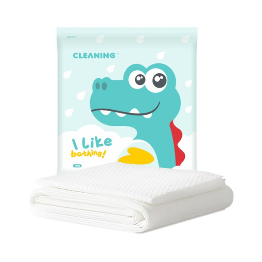 A Shengbo Disposable Bath Towel Towel Set 60g Pure Cotton Cartoon Travel Maternal and Infant Store Bathing Portable Wholesale Processing MOQ: 100PIECEC - Mixbatch