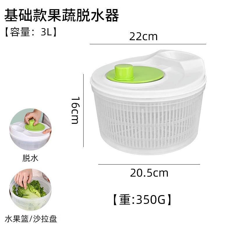 A vegetable dehydrator salad dryer