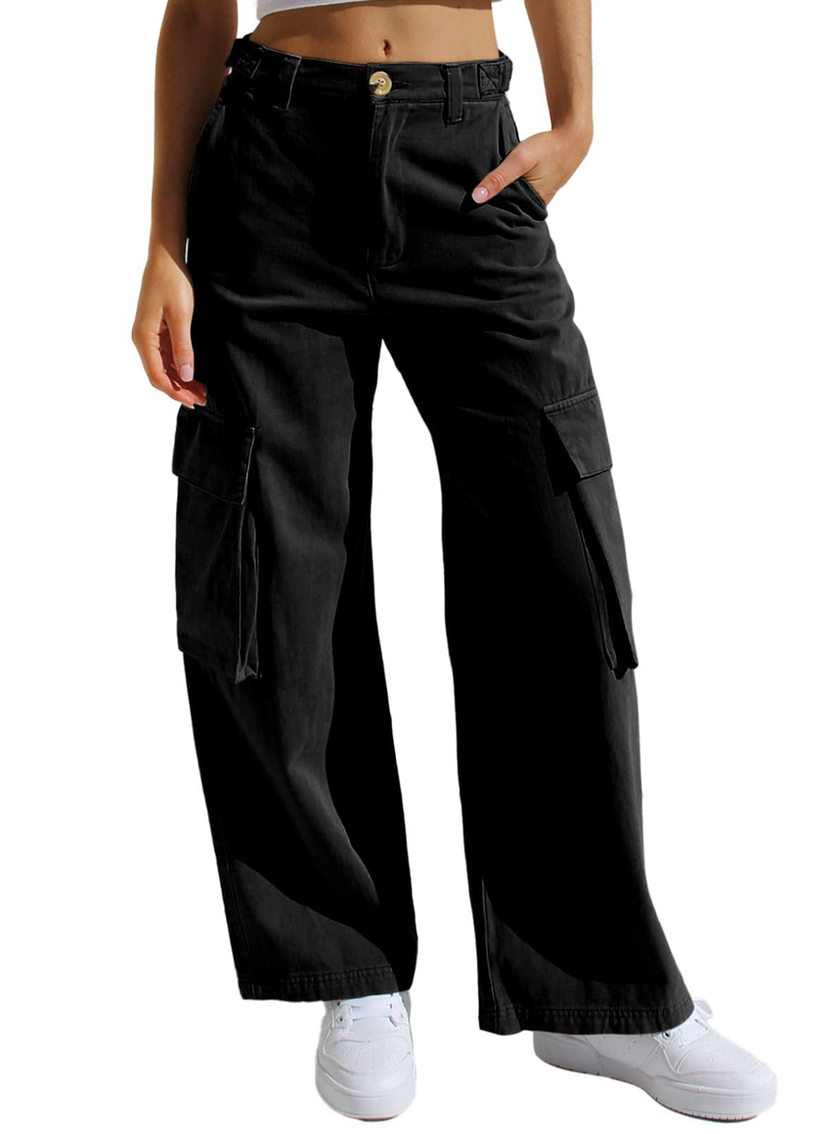 A foreign trade cross-border supply multi-pocket tooling jeans women