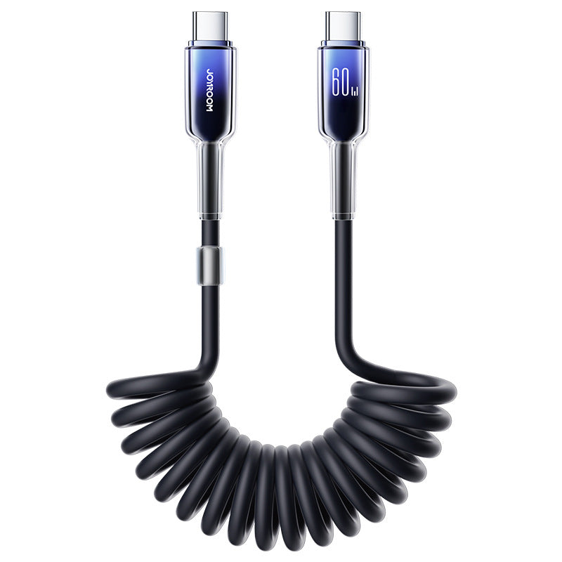 A JOYROOM Car spring data cable