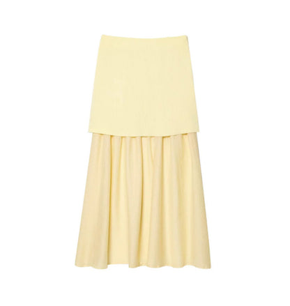 A vest vest skirt set