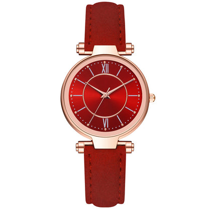 A Amazon wish new belt watch, women colorful face sun pattern quartz watch Women Watches - Mixbatch