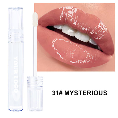 A mirror water gloss lip gloss lip glaze —— Customizable logo MOQ 100 pieces