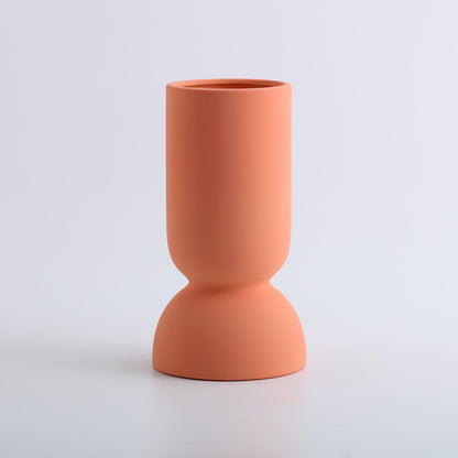 A ceramic vase decorative ornament