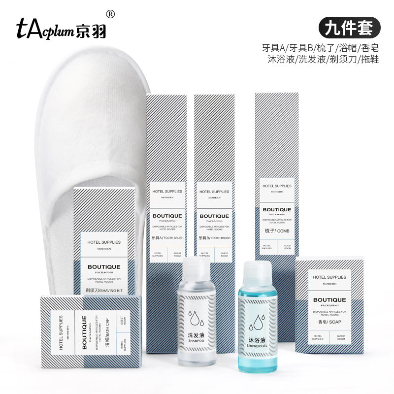Hotel special disposable toiletries, hotel disposable soft bristle toothbrush set