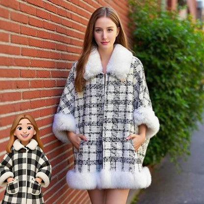A faux fur jacket