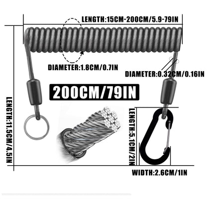 A Steel Wire Safety Tether – Reinforced & Strong