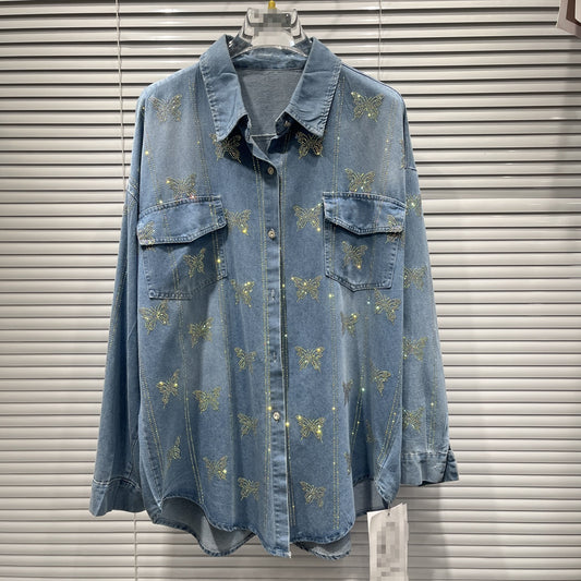 A denim shirt