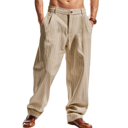 A striped men's trousers