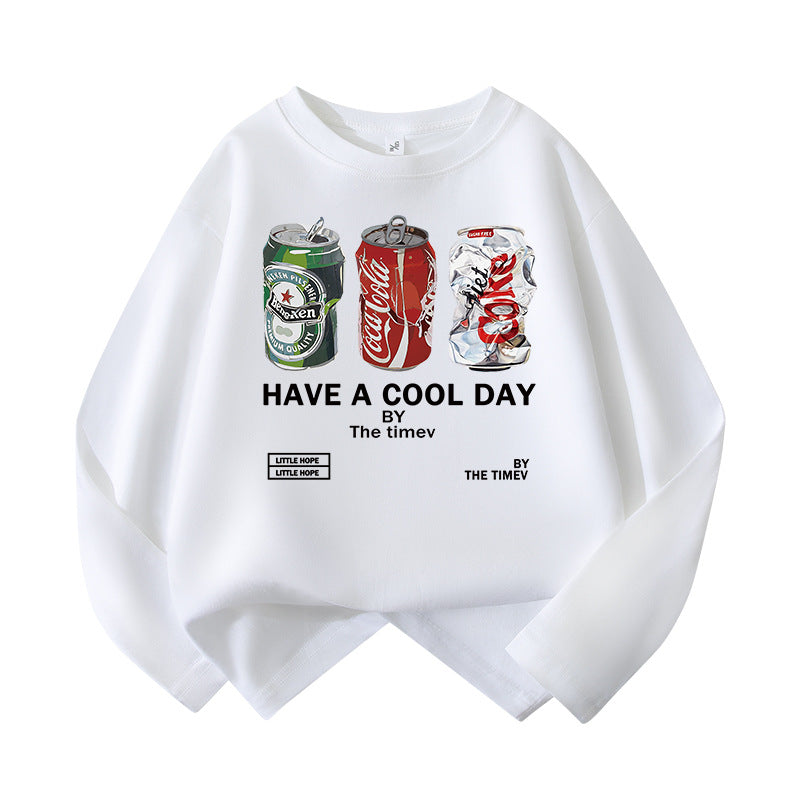 A long-sleeved T-shirt top