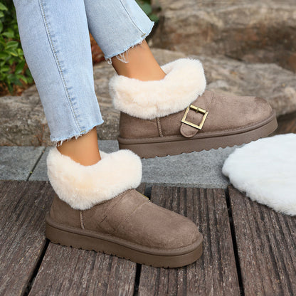 A plush boot