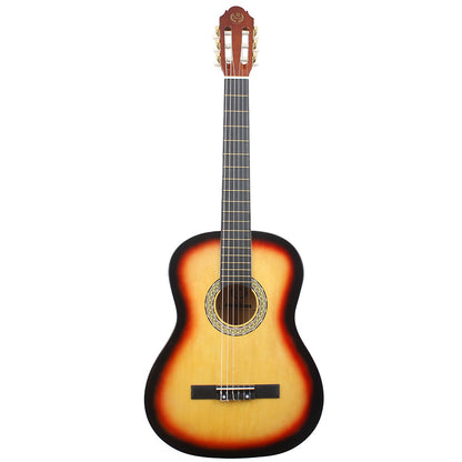 A classical guitar 38 inch beginner introductory practice piano beginner adult rounded acoustic guitar guita