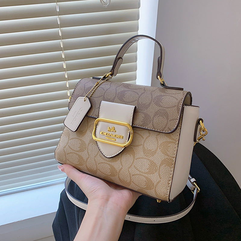A new French niche fashion design retro shoulder handbag versatile messenger bag - Mixbatch