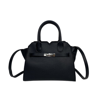 A simple premium platinum bag texture handbag large capacity Kelly bag women's new trendy fashion shoulder messenger bag