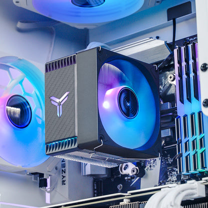 A Jasper CR1400 EVO computer CPU radiator ARGB fan white desktop CR1000 tower air cooling - Mixbatch