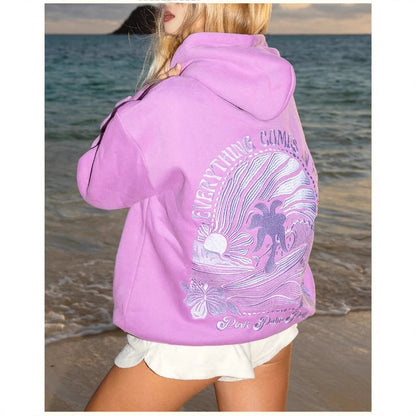 A sweater embroidered sweater