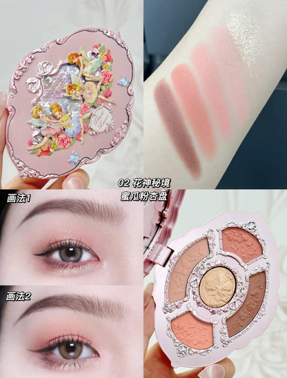 A new product,  Sweetheart Bear eyeshadow, Swan Cloud Shoulder, strawberry, all series of stores can be self-organized gift boxes.