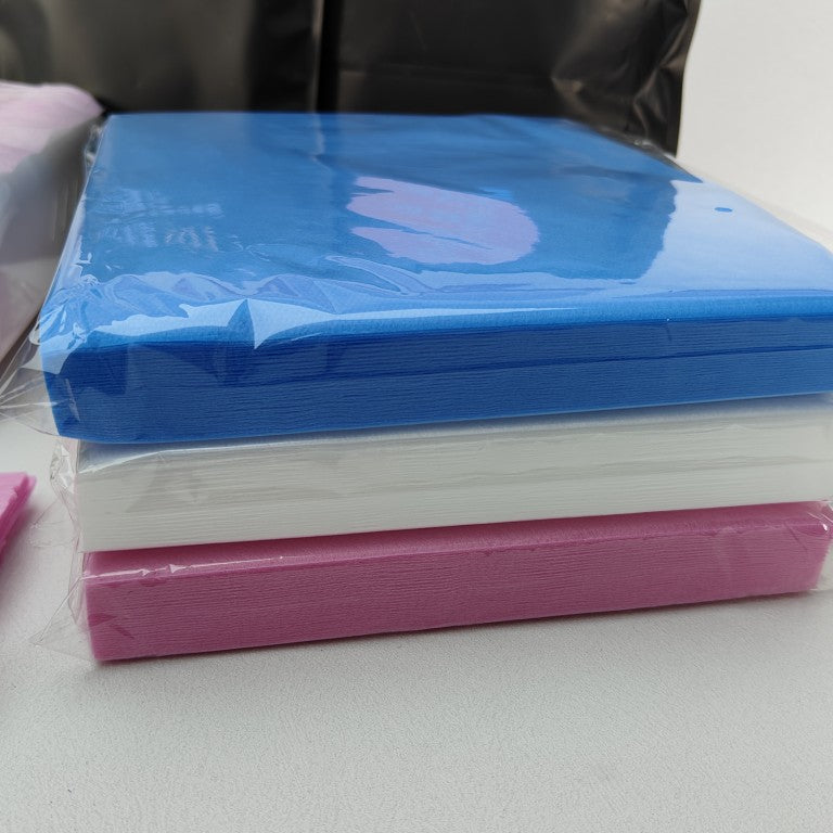 A 1/2 water-saving nail cotton sheets, nail washing cotton, non-dropping flocculent cotton sheets, cross-border nail towels, cleaning cotton sheets - Mixbatch