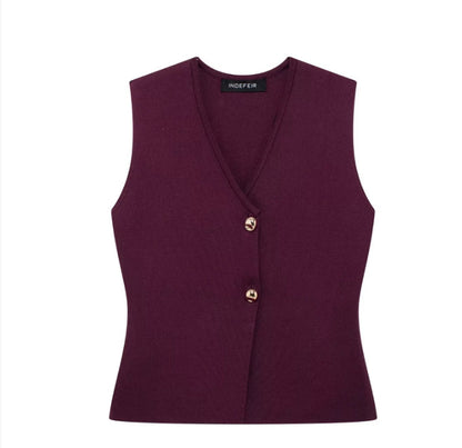 A vest vest skirt set