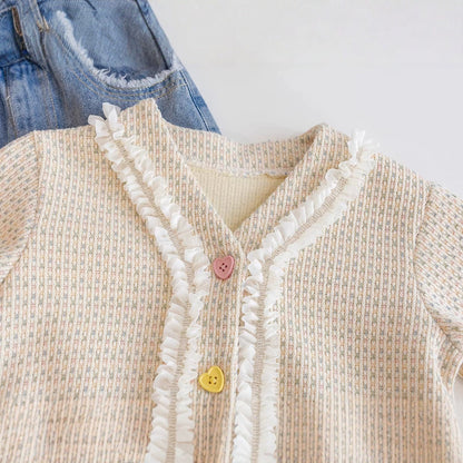 A girls jeans suit