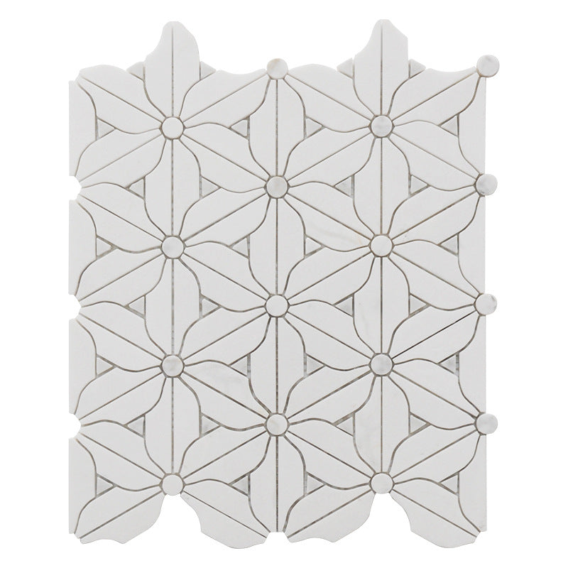A metal stone mosaic wall tile