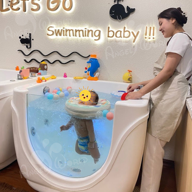 Children's bubble surfing acrylic baby swimming pool Swimming pool equipment Cross-border newborn baby bathing