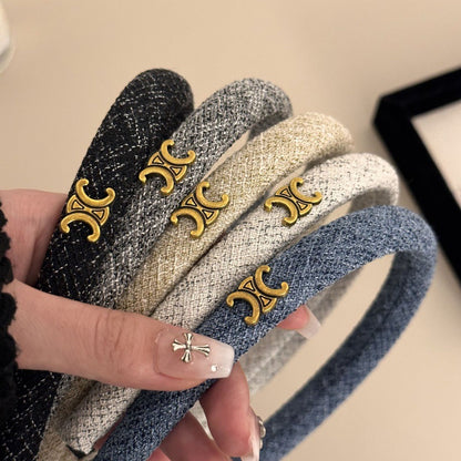 A Xiaoxiangfeng senior sense headband Internet celebrity Douyin popular headband light luxury style celebrity girl sense headgear hair accessories wholesale