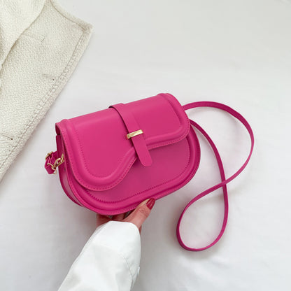 A spring new fashionable and foreign shoulder messenger bag Korean version simple small square bag women