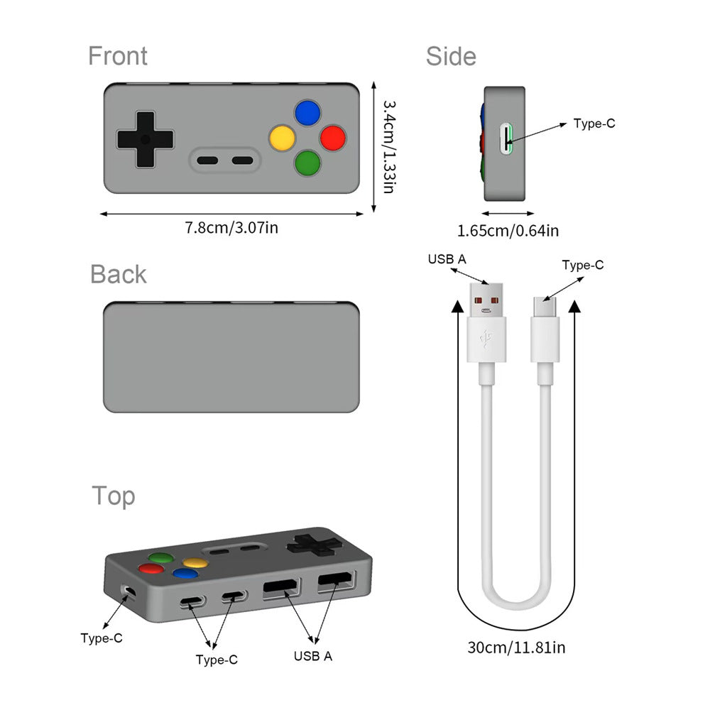 A creative HUB converter connector