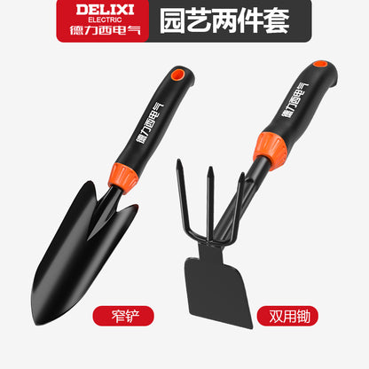 A Gardening tools, small shovels, growing vegetables, growing flowers, household shovels, beach catching sea tools, three-piece set