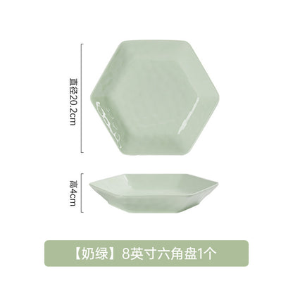 A Underglaze ceramic tableware