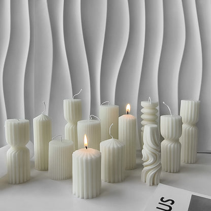 A cylindrical mold