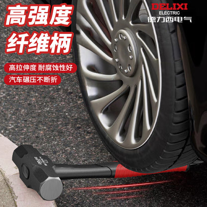 A Octagonal hammer construction site household wall-smashing integrated hammer hammer heavy-duty shockproof integrated solid hammer