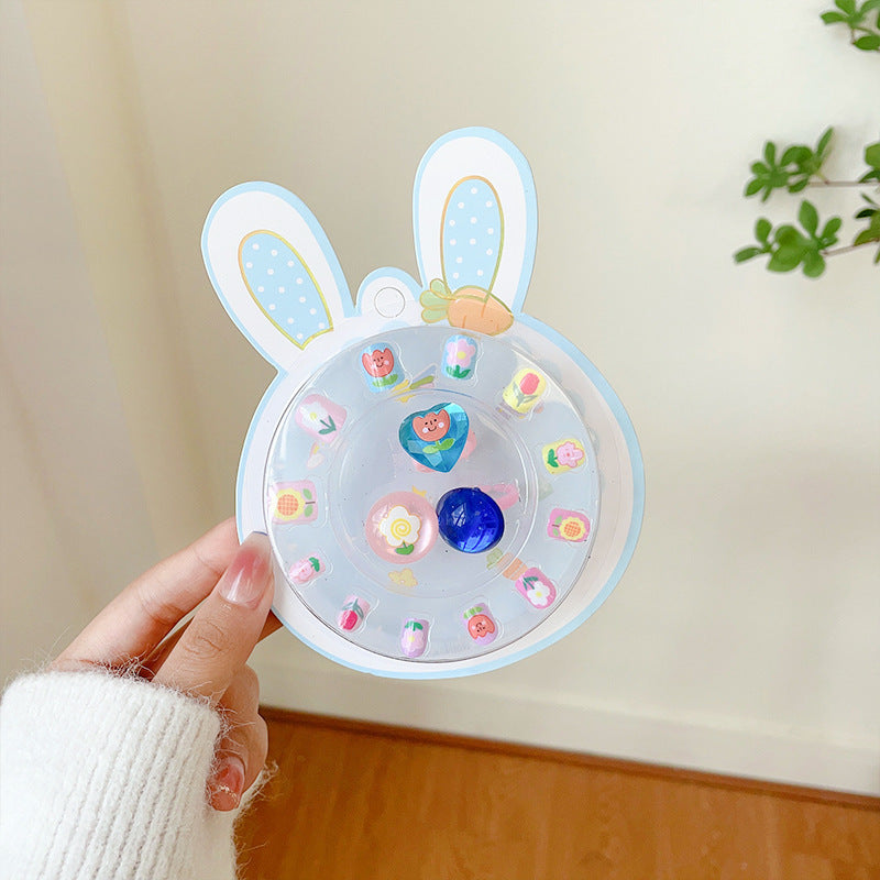 A  little girl cartoon jewelry girl baby gift toy nail patch - Mixbatch