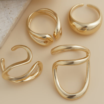 A simple irregular ring jewelry